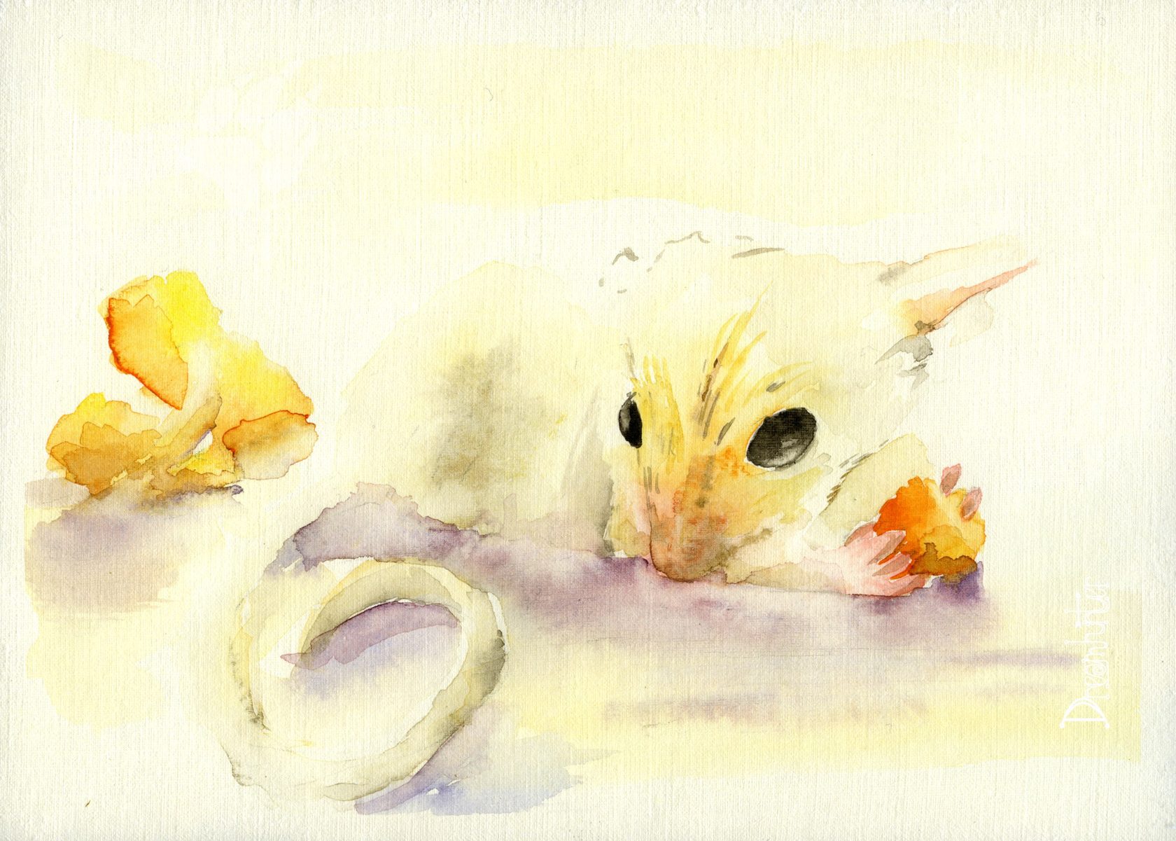 Цукат Acidica perfumes открытка акварели Елена Пильгун